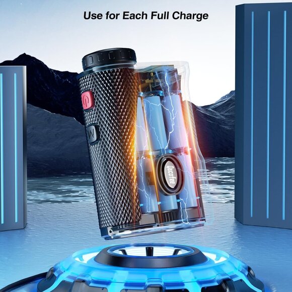 Range Finder Golf Rangefinder with Slope - 1200 Yards Laser Range Finder - Picture 7 of 8